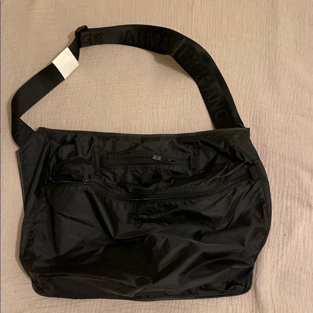 Armani Exchange Black Messenger Bag. New. No tags